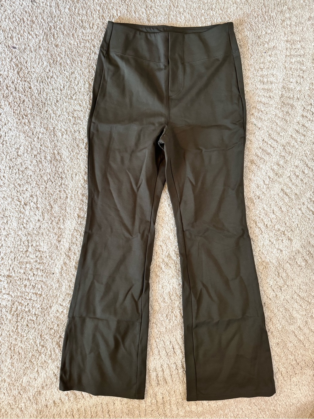 Halara Flex high waisted back pocket slight flare slack work pants